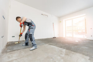 Epoxy on garage floor